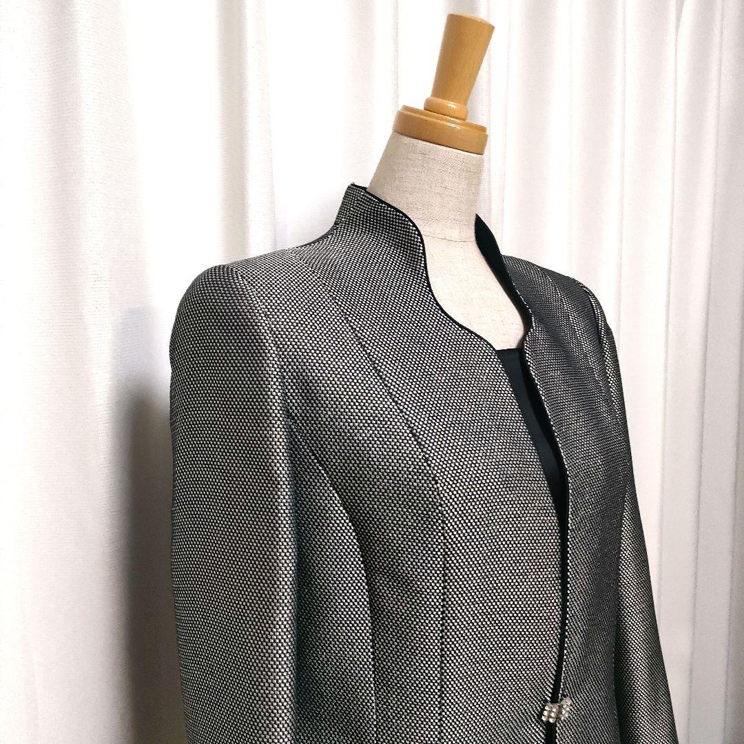 【美品】ユキコキミジマ 東京ソワール カラーフォーマルジャケット 9号