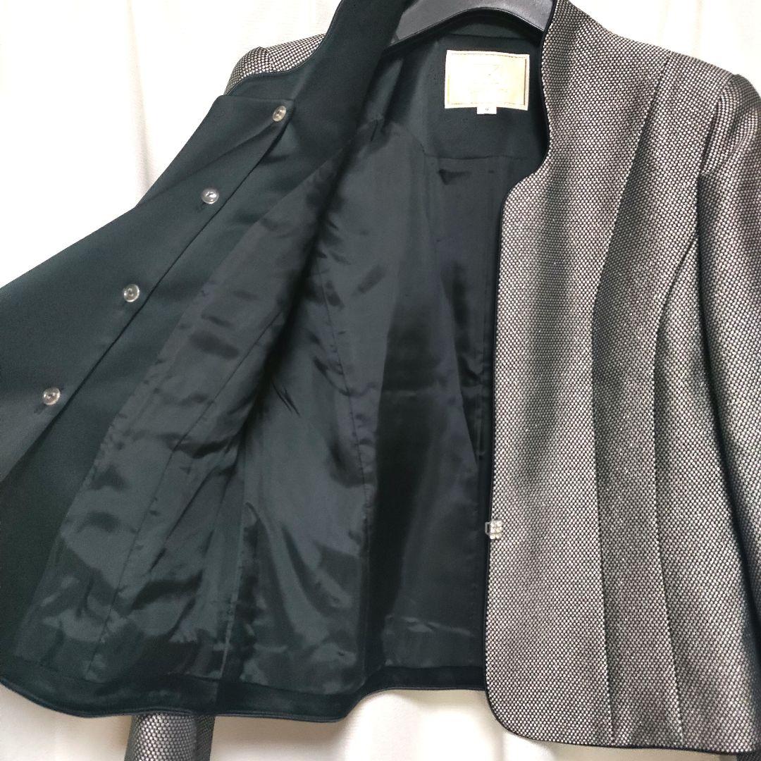 【美品】ユキコキミジマ 東京ソワール カラーフォーマルジャケット 9号