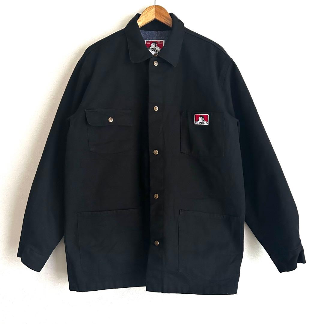 BEN DAVIS 　ブラック カバーオール　 L 　ベンディビス　US規格