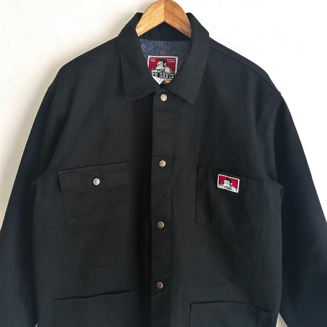 BEN DAVIS 　ブラック カバーオール　 L 　ベンディビス　US規格