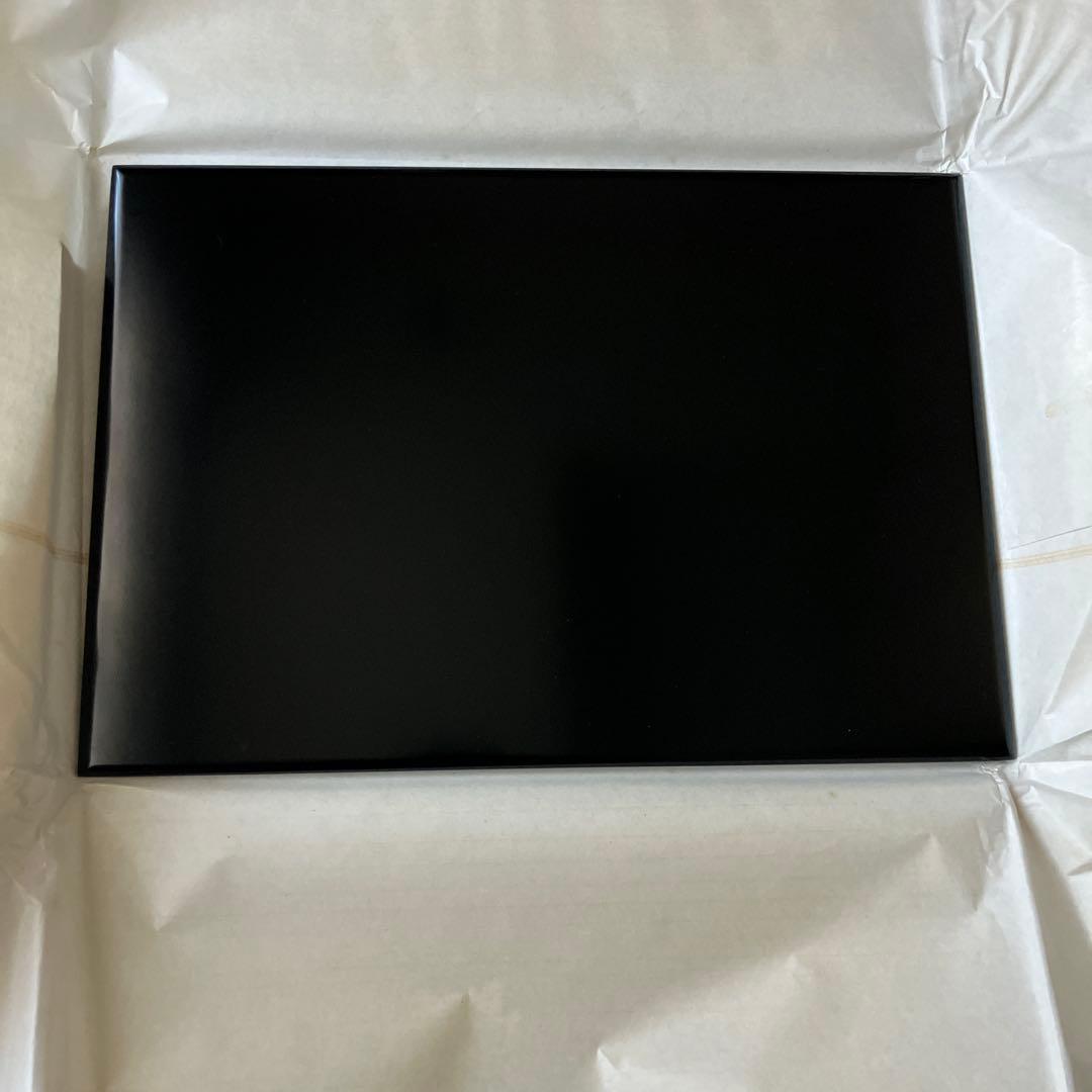 未使用　茶道具　真塗り　板　3種