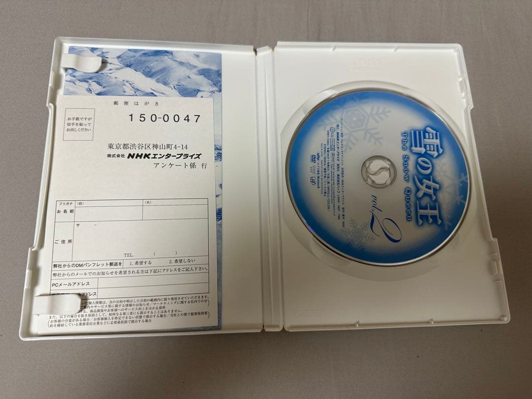 NHK アニメ 雪の女王 The  Queen DVD セル版 全7巻