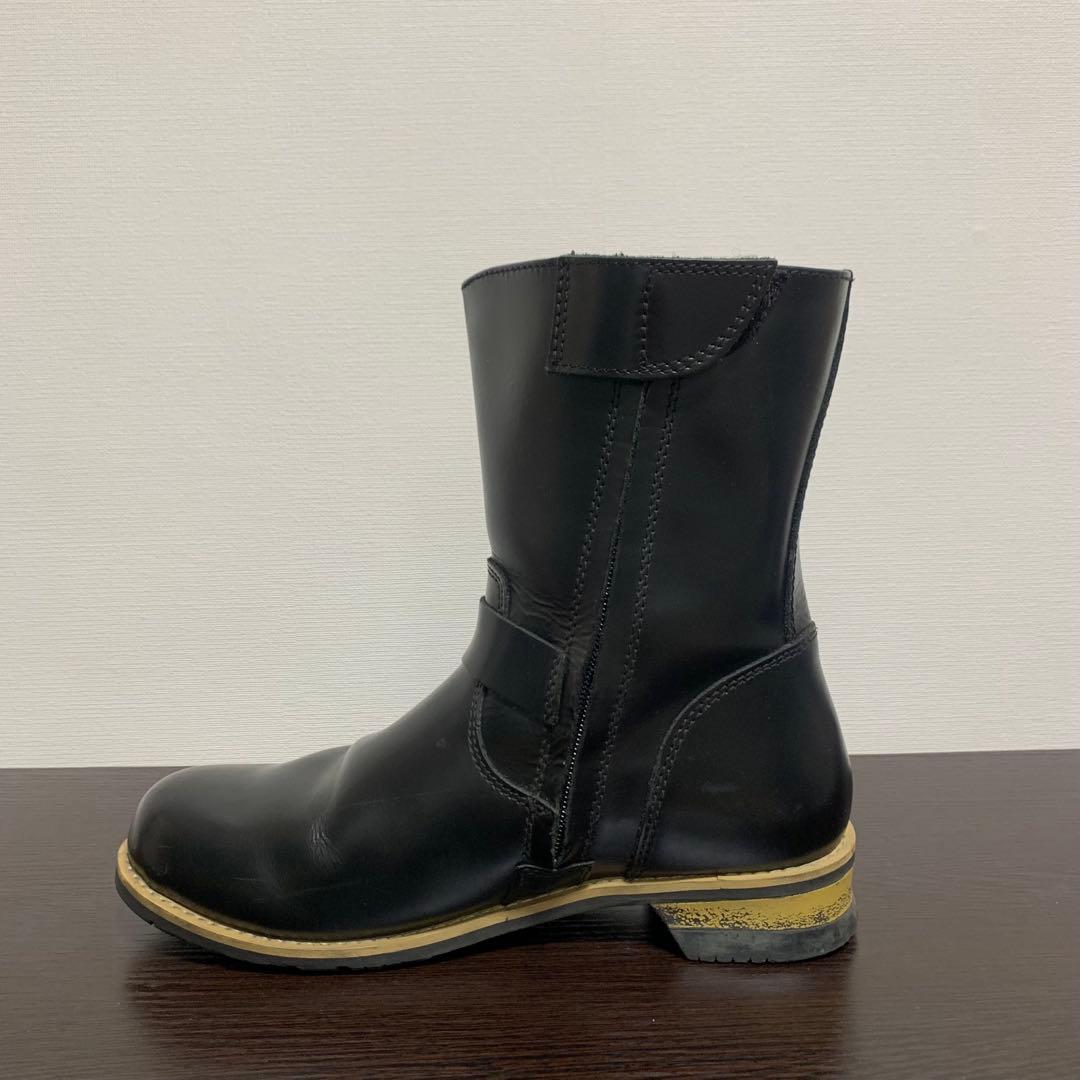 WILD WING レザー製黒ブーツ