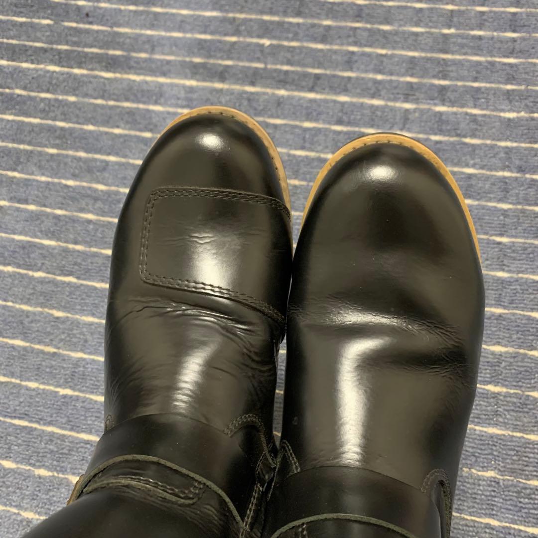 WILD WING レザー製黒ブーツ