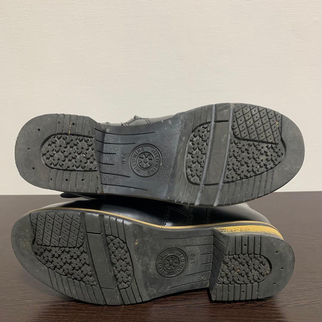 WILD WING レザー製黒ブーツ