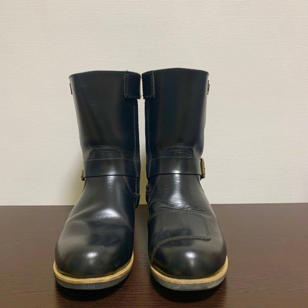 WILD WING レザー製黒ブーツ