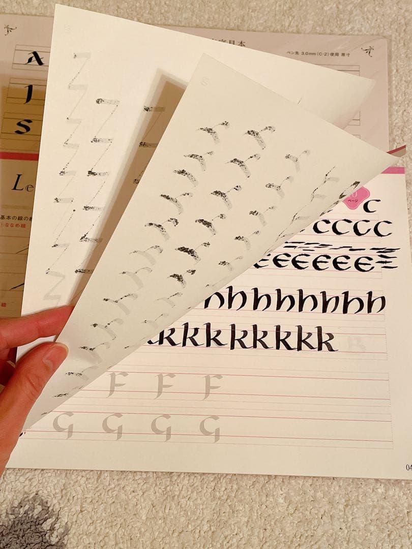 カリグラフィー レッスン 全種セット フェリシモ