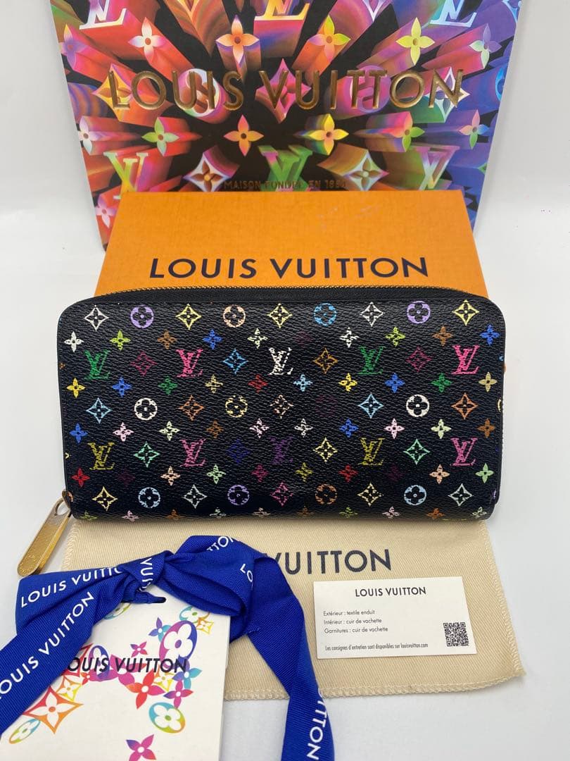 ルイヴィトン 長財布 モノグラム・マルチカラー ジッピーウォレット M60243