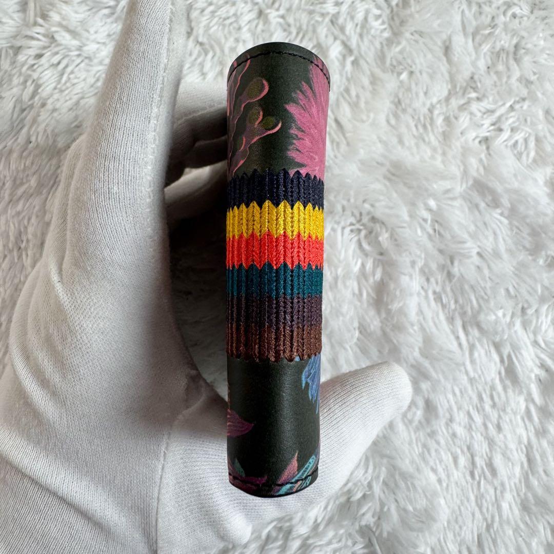 【極美品】ポールスミス 折り財布 ハワイアンプリント レザー マルチカラー