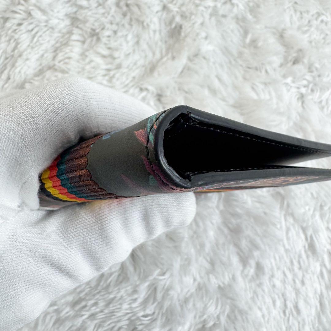 【極美品】ポールスミス 折り財布 ハワイアンプリント レザー マルチカラー