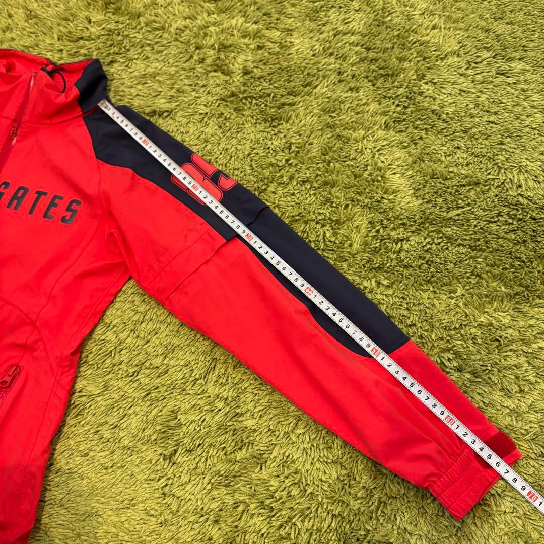パーリーゲイツ PEARLYGATES レインウェア ジャケット 赤 サイズ0