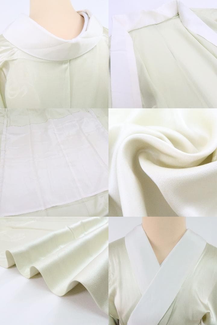 専用◇Y2217◇美品未着用 丹後ちりめん 袖無双 半襟・居敷当付 正絹 長襦袢