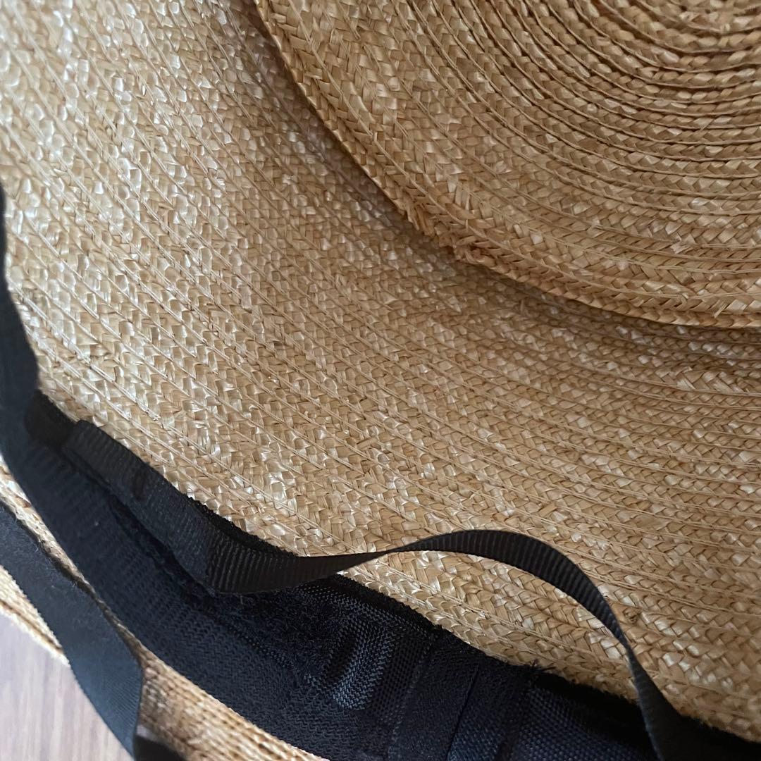 試着のみ新品未使用　wicagrocery ストローハット