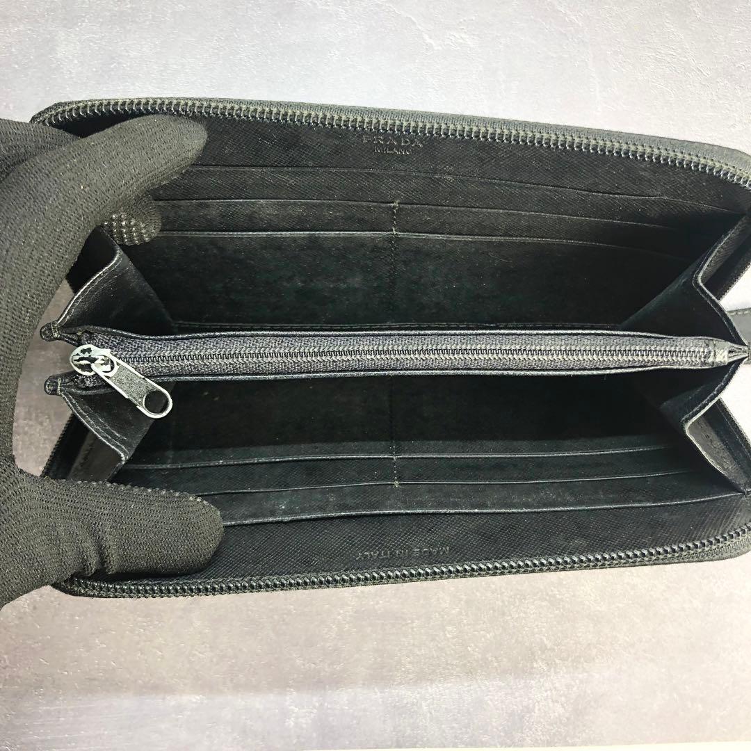 小物 PRADA Nylon Triangle Logo Long Wallet