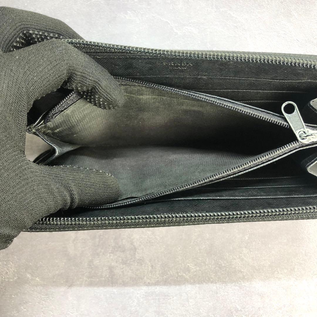 小物 PRADA Nylon Triangle Logo Long Wallet