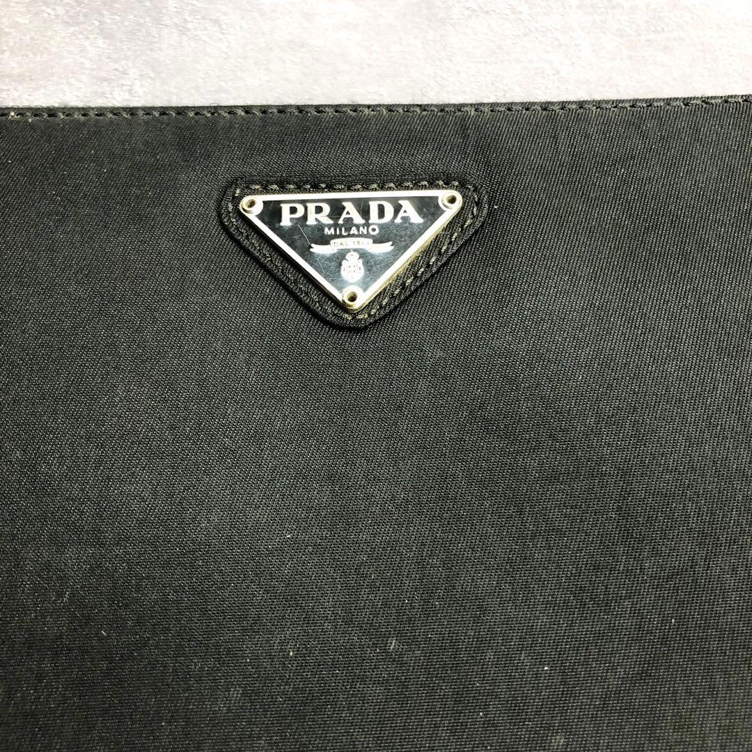 小物 PRADA Nylon Triangle Logo Long Wallet