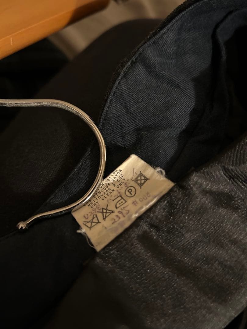 激レア　フランス製　アニエスベー ベロアパンツ　ブラック