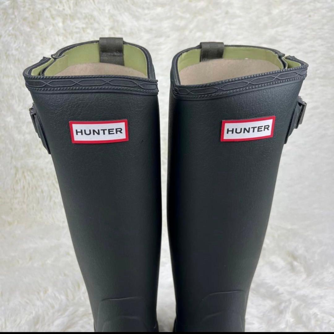新品HUNTERレインブーツUK8ハンターバルモバル 長靴 BALMORAL