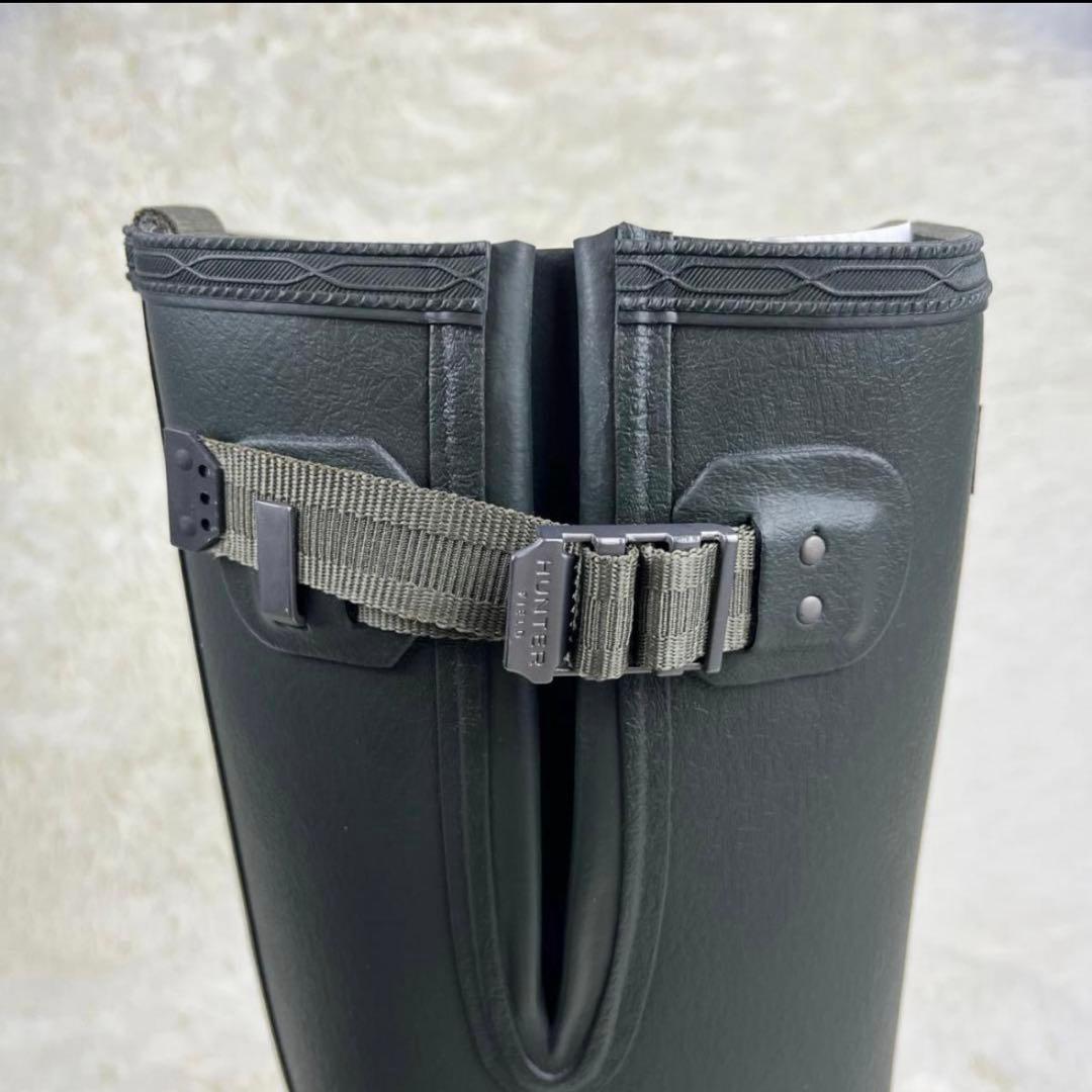 新品HUNTERレインブーツUK8ハンターバルモバル 長靴 BALMORAL