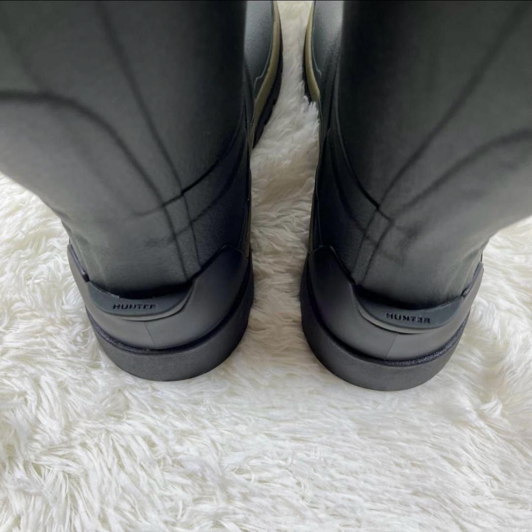 新品HUNTERレインブーツUK8ハンターバルモバル 長靴 BALMORAL