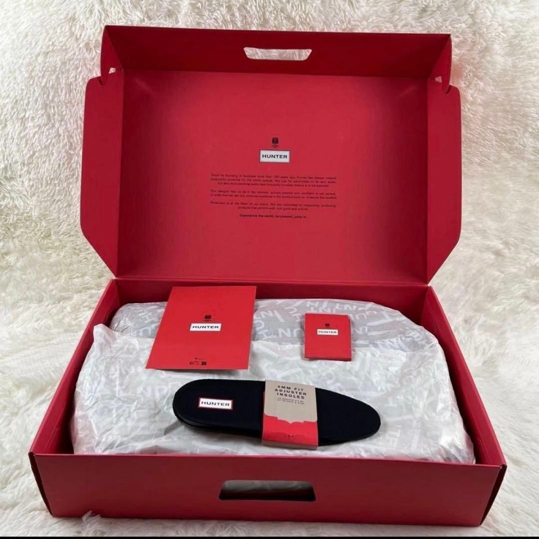 新品HUNTERレインブーツUK8ハンターバルモバル 長靴 BALMORAL