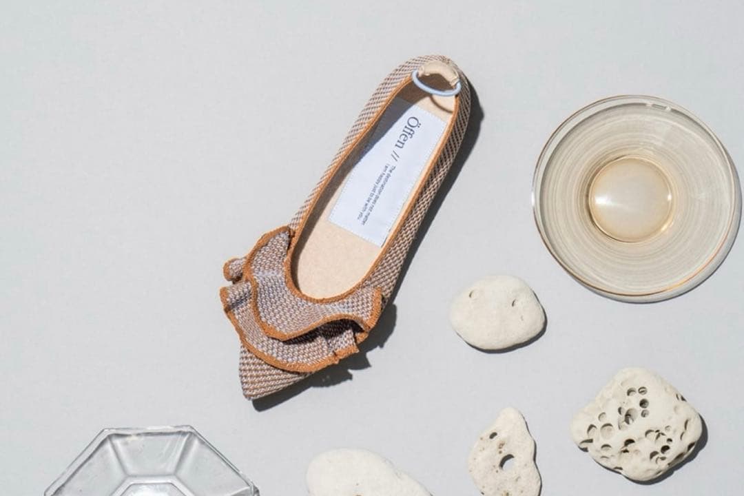 【美品】Offen pointed-FRIN / CAMEL & AQUA