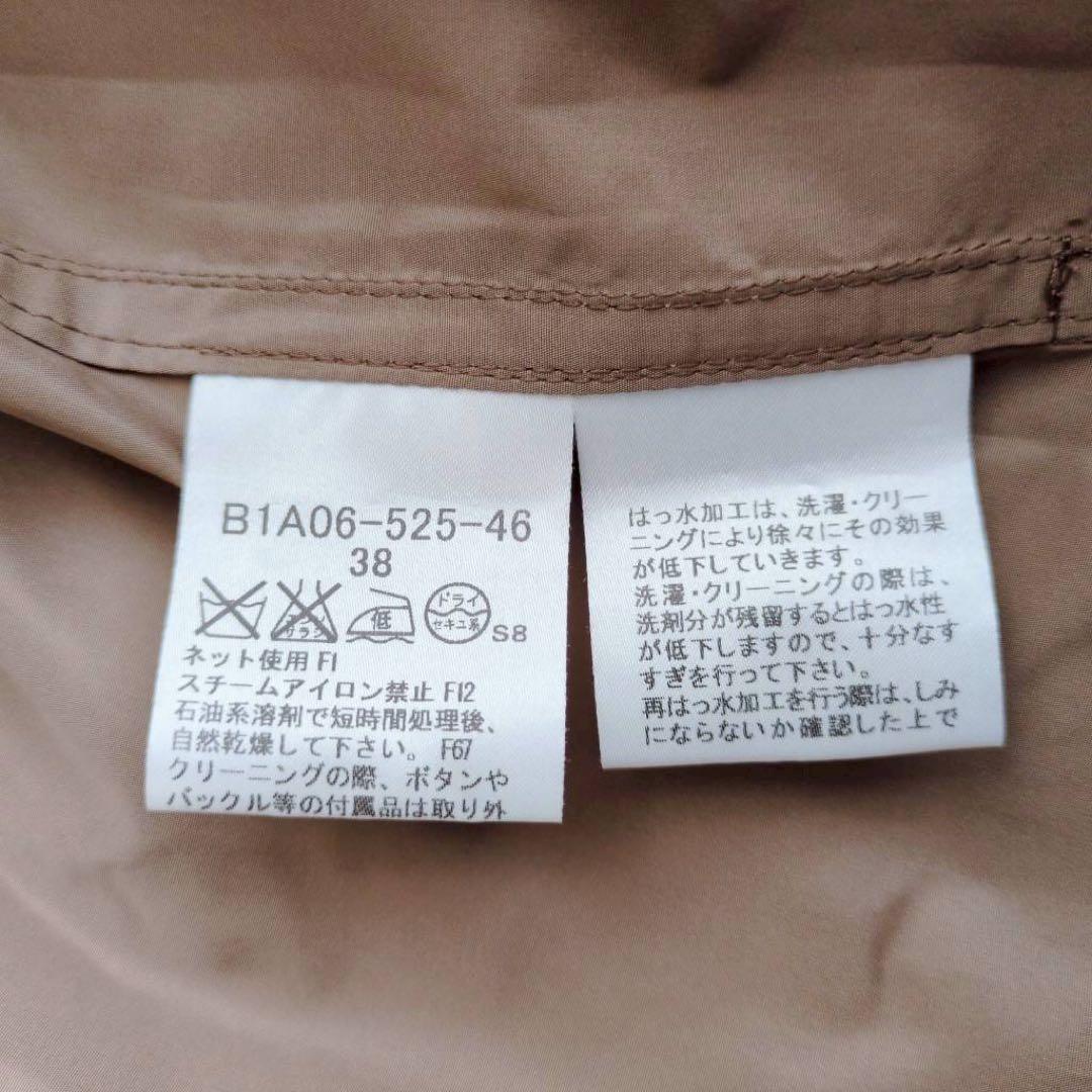 バーバリーロンドン トレンチコート フード ベルト 撥水 ノバチェック ベージュ