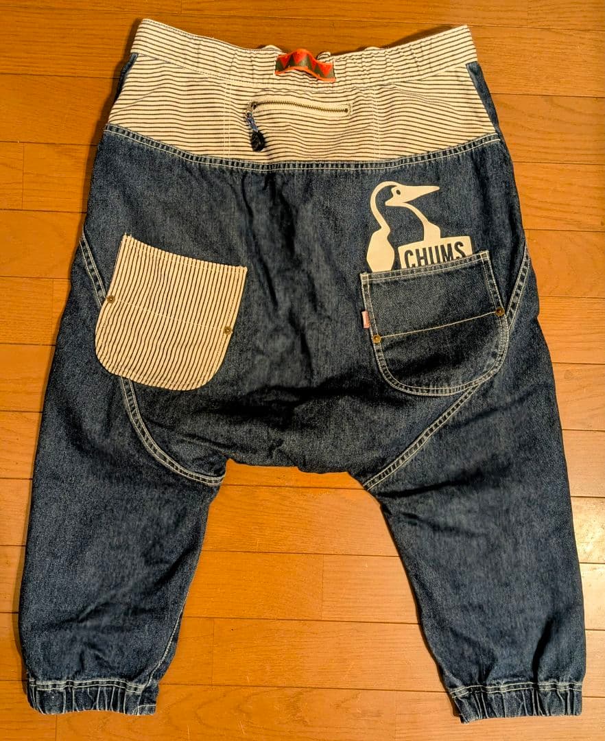 ★★★FRAPBOIS×CHUMS★★★ デニム ヒッコリー サルエル