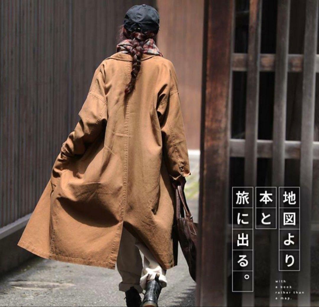 soulberry ブラウン ロングコート