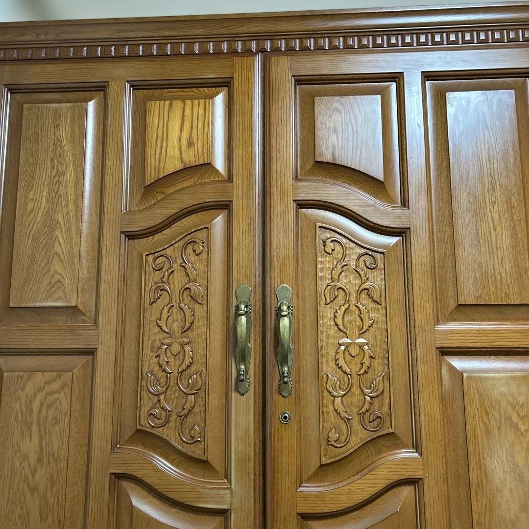 桐製家具 木目調タンス 引き出し付き　　 婚礼家具の中の和ダンス