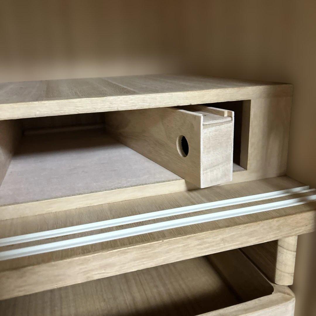 桐製家具 木目調タンス 引き出し付き　　 婚礼家具の中の和ダンス