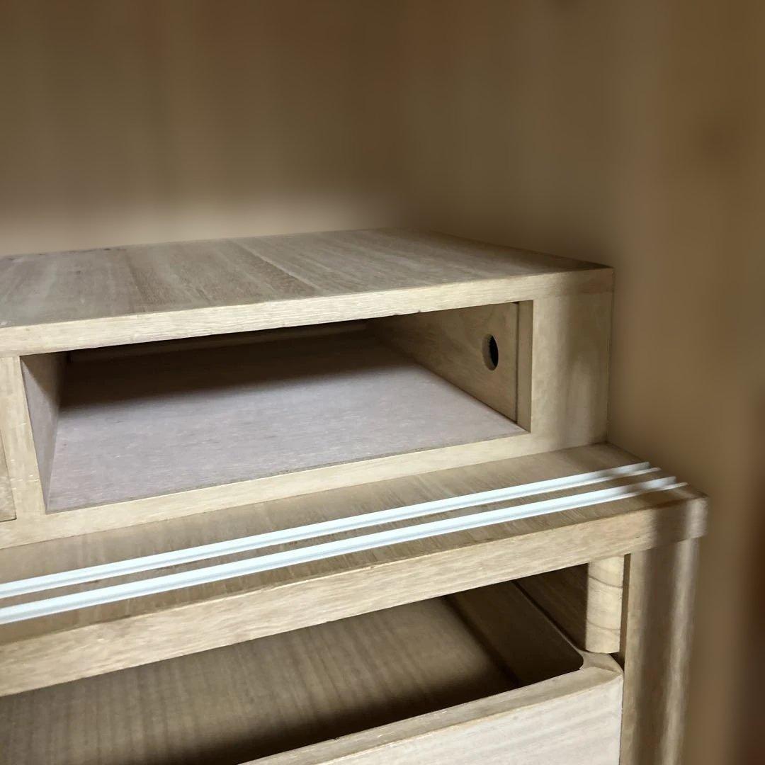 桐製家具 木目調タンス 引き出し付き　　 婚礼家具の中の和ダンス