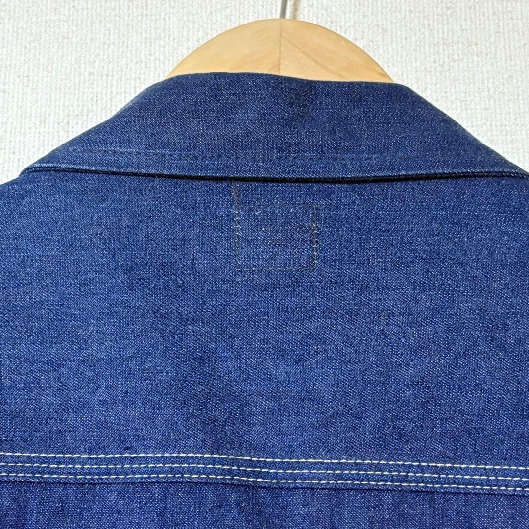 Lee 91-B デニムジャケット L 真紺 TALONジップ 猫目ボタン