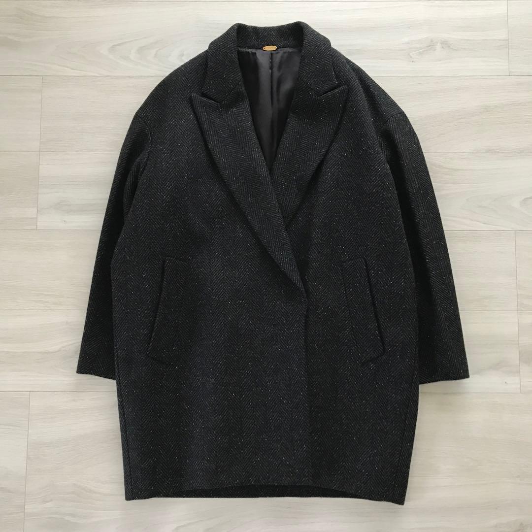 さやかさま 専用＊美品＊ドゥーズィエムクラス ネップツイードハーフコート