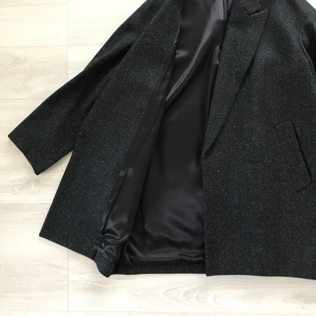 さやかさま 専用＊美品＊ドゥーズィエムクラス ネップツイードハーフコート