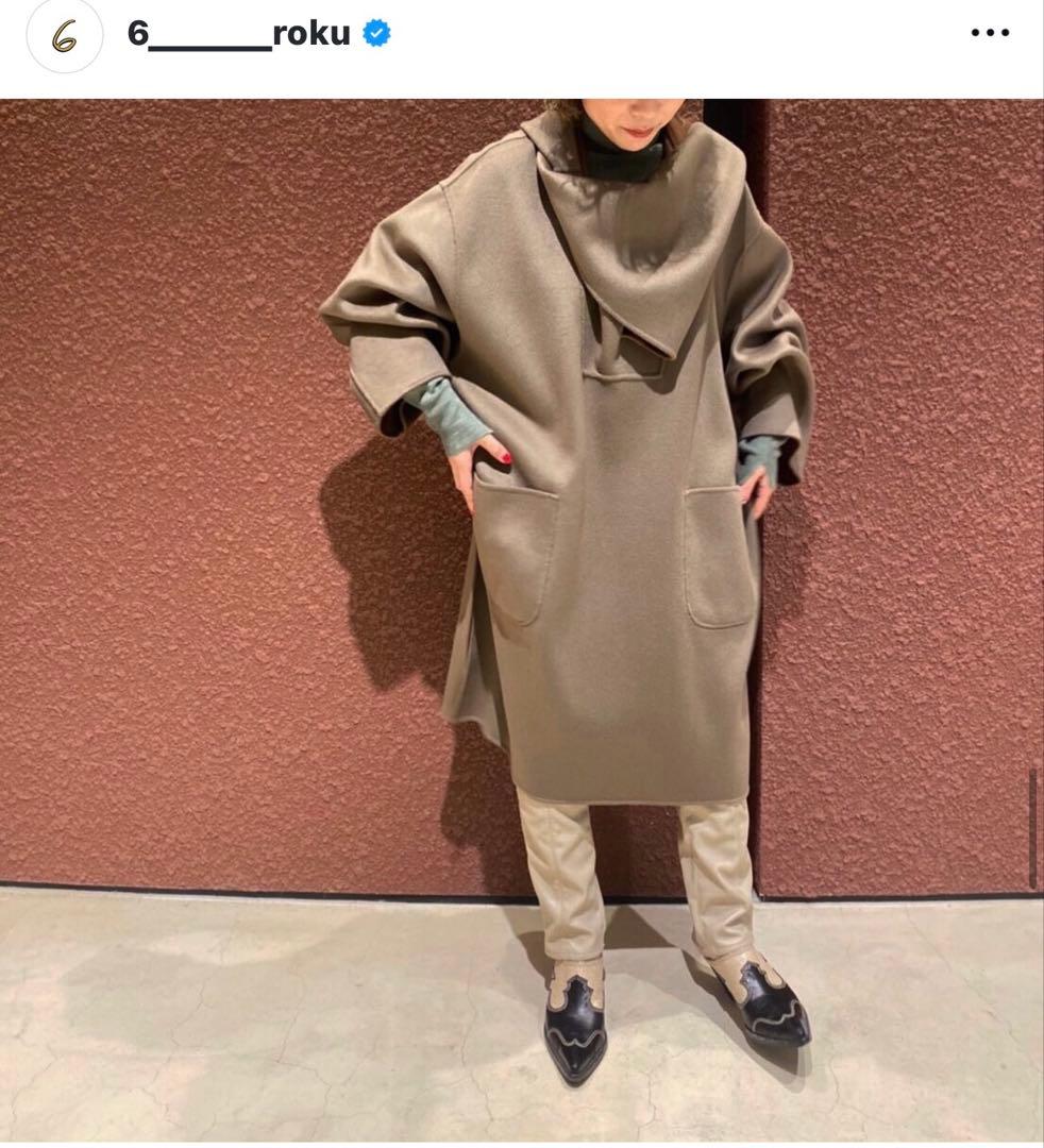 ジャケット・アウター 6 roku wool rever coat