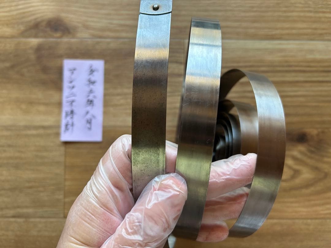 柱時計　掛時計　ゼンマイ　整備済　オーバーホール　レトロ　アンティーク　10