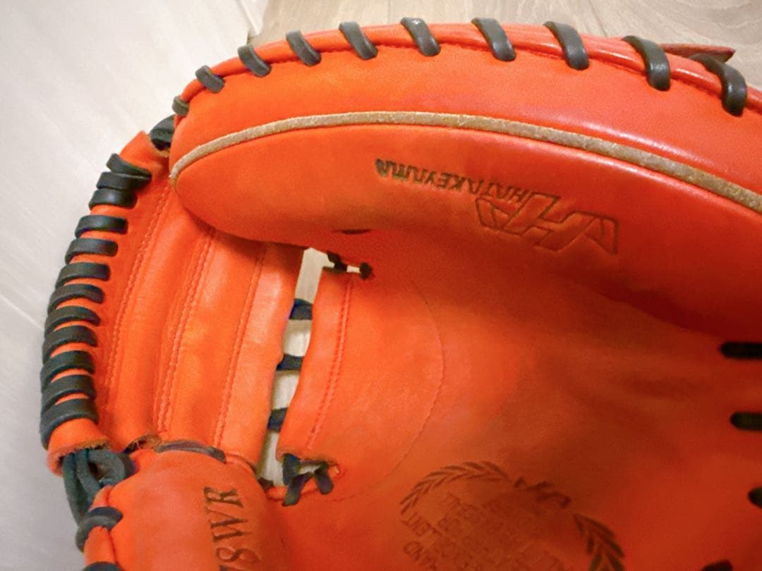 【即使用可能】ハタケヤマ 左投げ 軟式用キャッチーミット