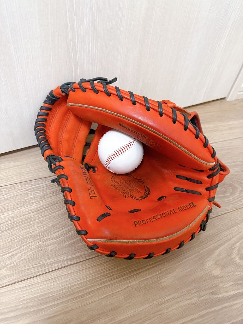 【即使用可能】ハタケヤマ 左投げ 軟式用キャッチーミット