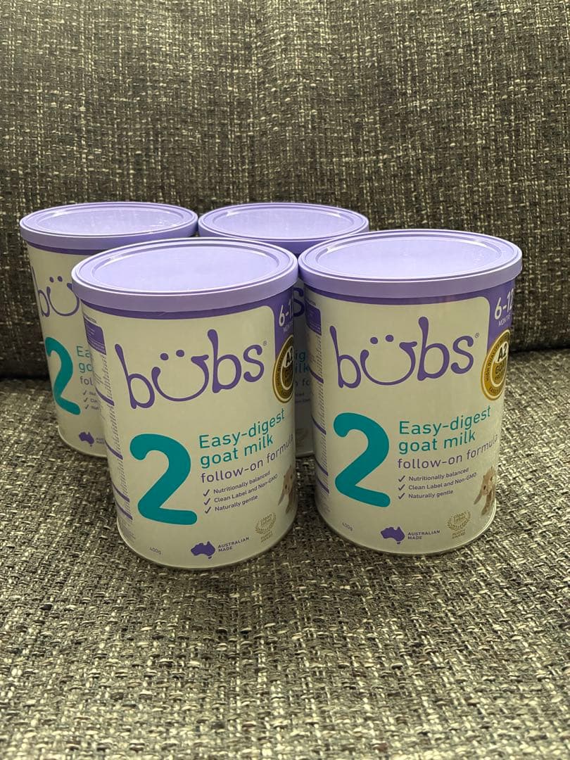 bubsバブズ　Step2 ヤギミルク　4缶セット