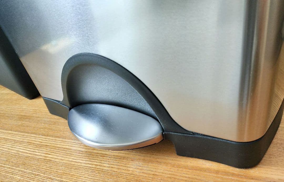 美品 simple human ステンレス ゴミ箱 30L