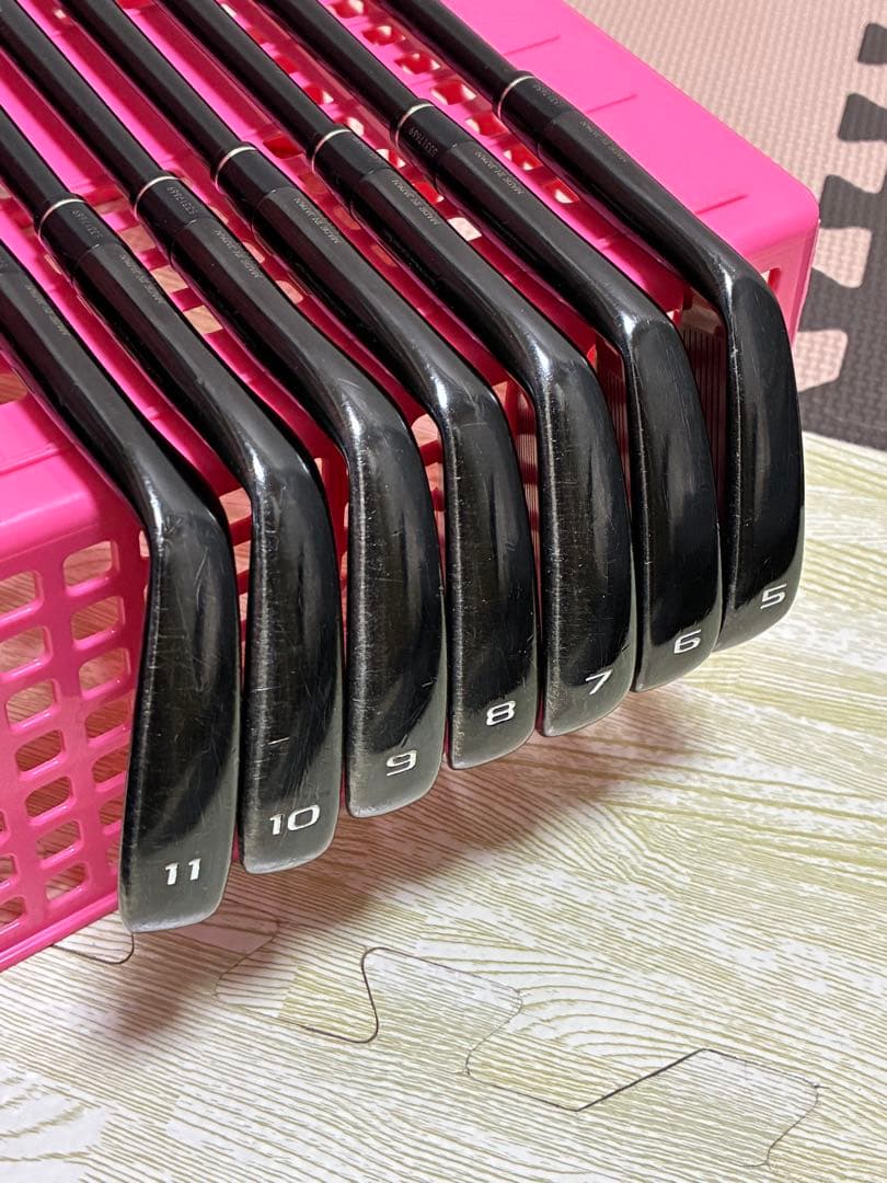 ホンマ TR20P ブラック 7本セット 5〜11 オニキスブラック 限定