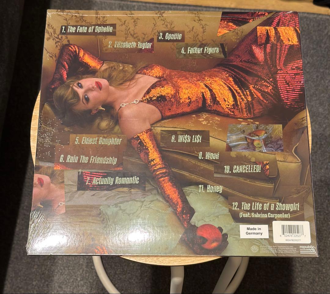 THE LIFE OF A SHOWGIRL初回限定プレス 限定生産 まとめ