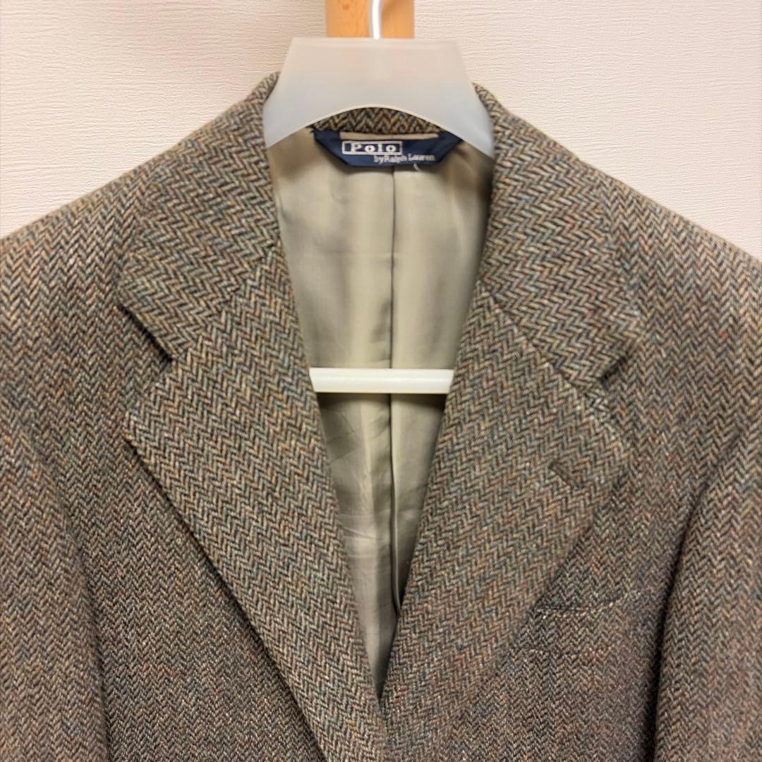 ポロラルフローレン　ツイードジャケット　ヴィンテージ