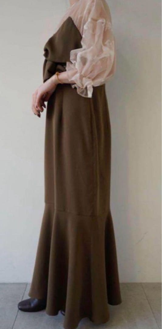 acka シアーパフドレス