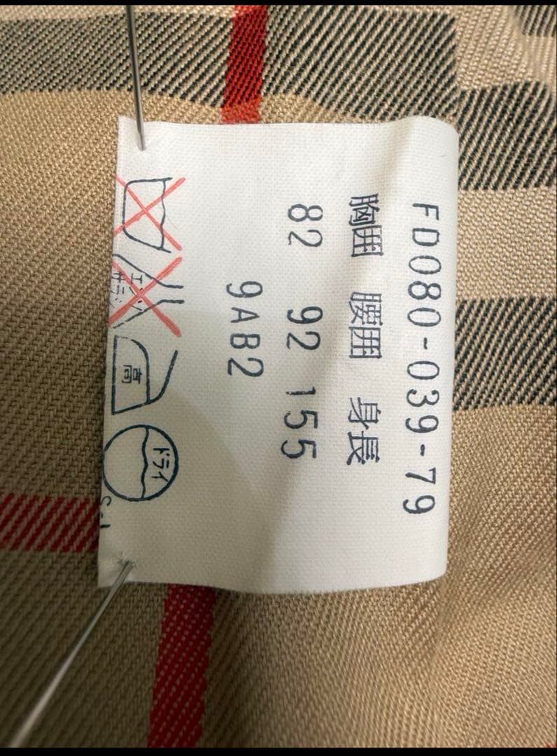 Burberry's オリーブ色 ロングトレンチコート