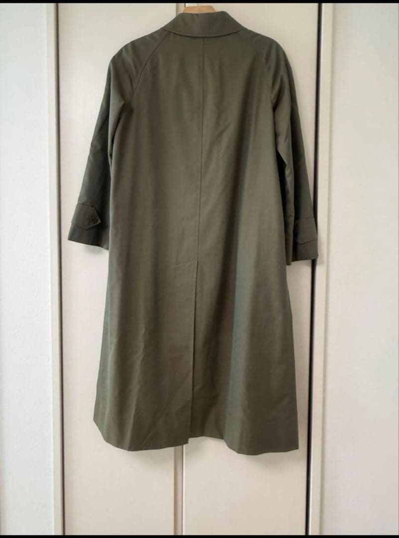 Burberry's オリーブ色 ロングトレンチコート