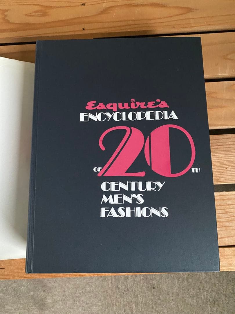 【処分値引き】エスカイア版20世紀メンズファション大辞典　絶版　日本語 希少
