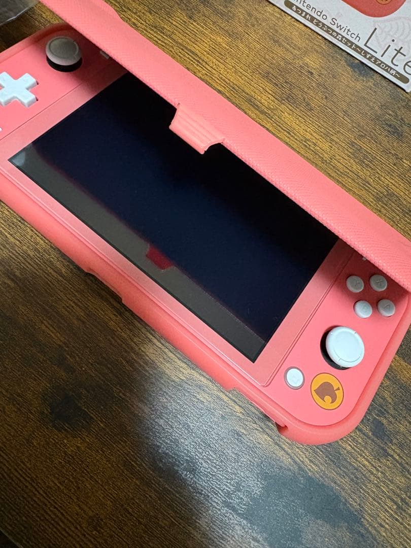 【保証付】Switch Lite あつまれ どうぶつの森セット しずえアロハ柄