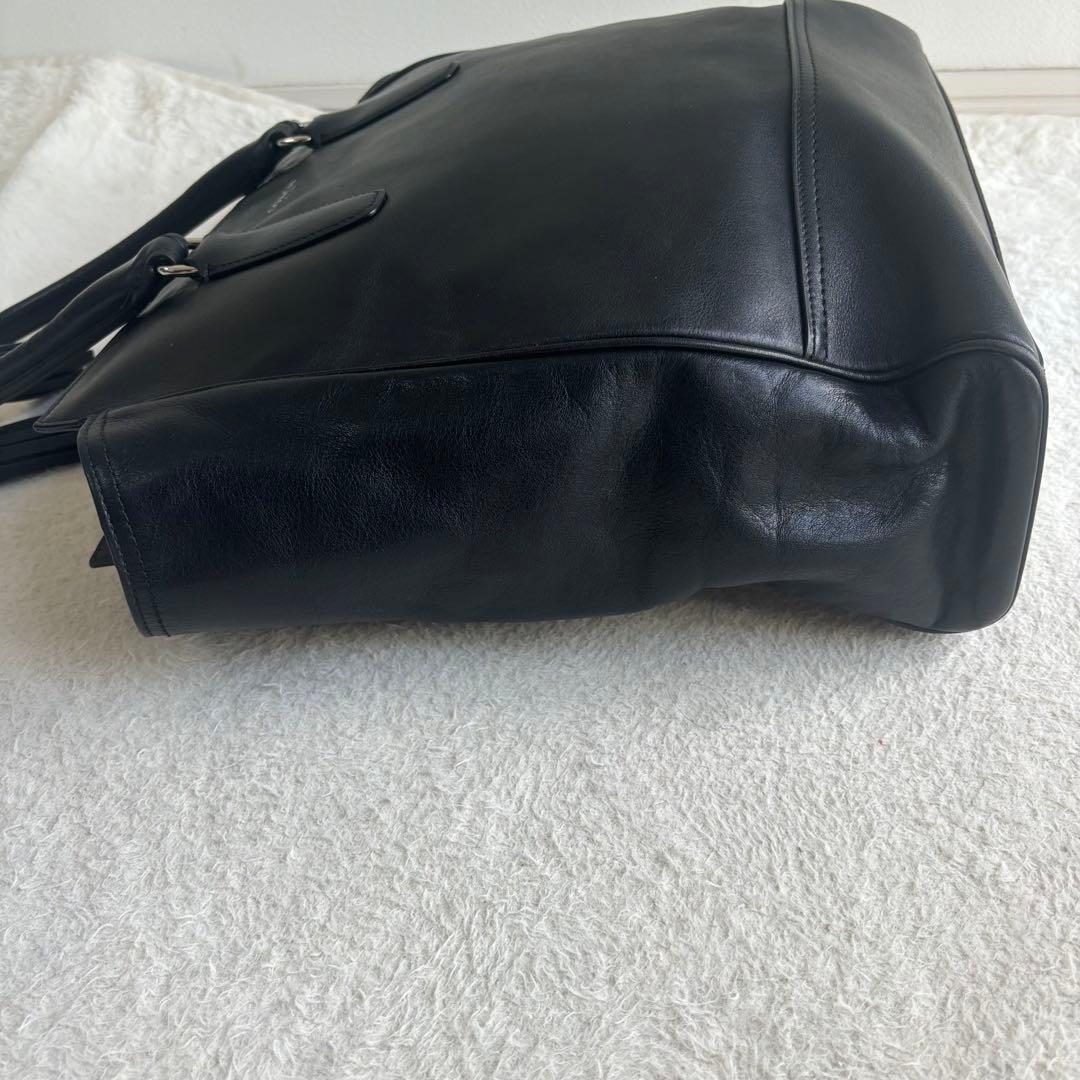 コーチ　COACH トートバック　ビジネスバック　大容量　レザー　ブラック